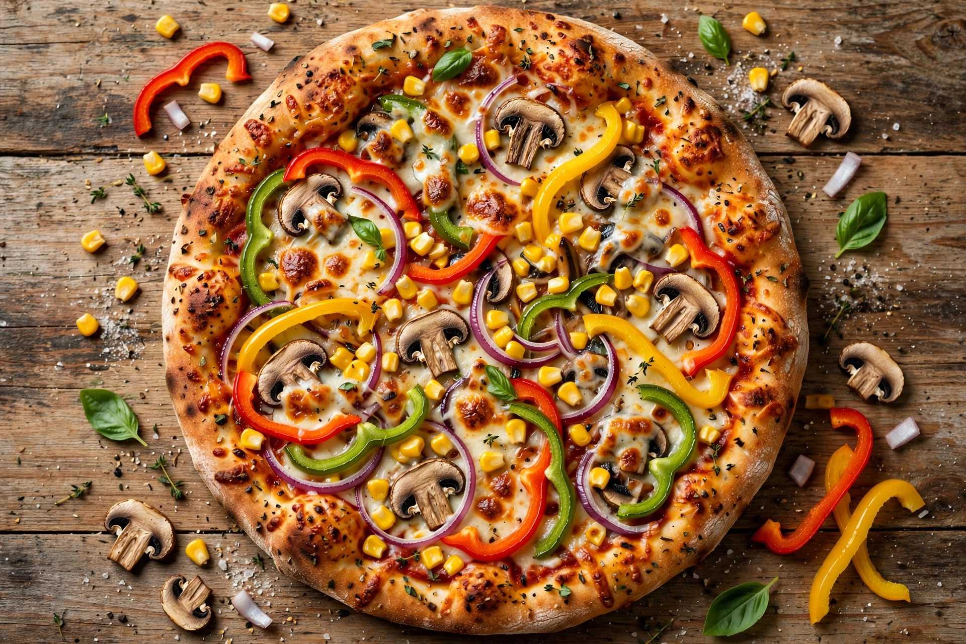 Farmhouse Veggie Pizza