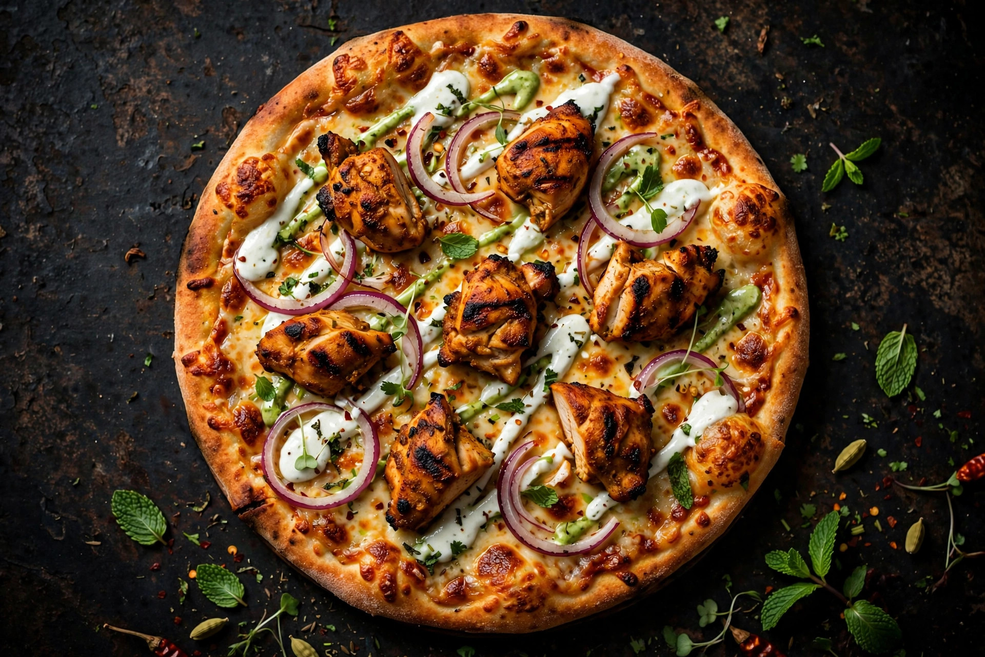 Chicken Tikka Pizza